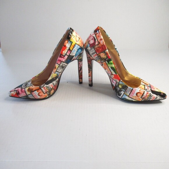 Cape Robbin Womens Magazine Covers Heels Pointed Toe Size 6 - Picture 7 of 10